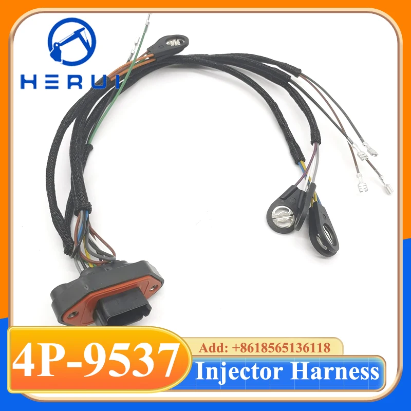 Excavator Harness E345B 3176B C11 Injector Wire Harness 4P-9537 4P9537 372-4548