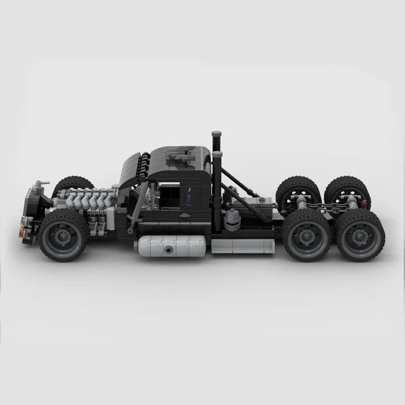 552-pezzi-moc-peterbilt-359-'the-cathedral'-modello-city-champions-blocchi-da-costruzione-giocattoli-regalo-di-natale-educazione-3d