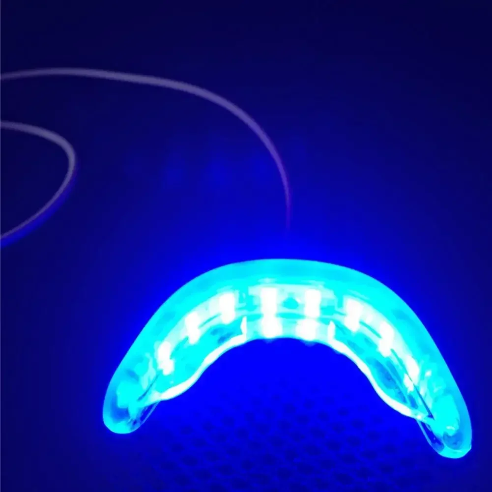 Lámpara LED inteligente para blanqueamiento dental, Luz Azul portátil con carga USB, para el hogar