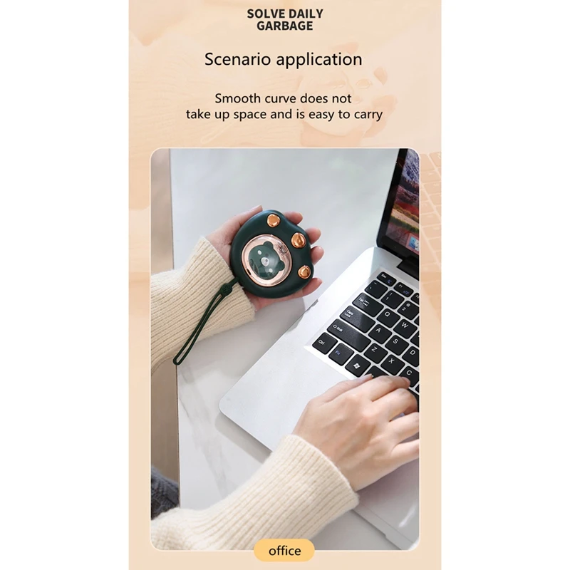 ¡Promoción! Calentador de manos portátil, Banco de energía con carga USB de 2400Mah, Mini calentador de manos recargable para senderismo al aire libre en invierno