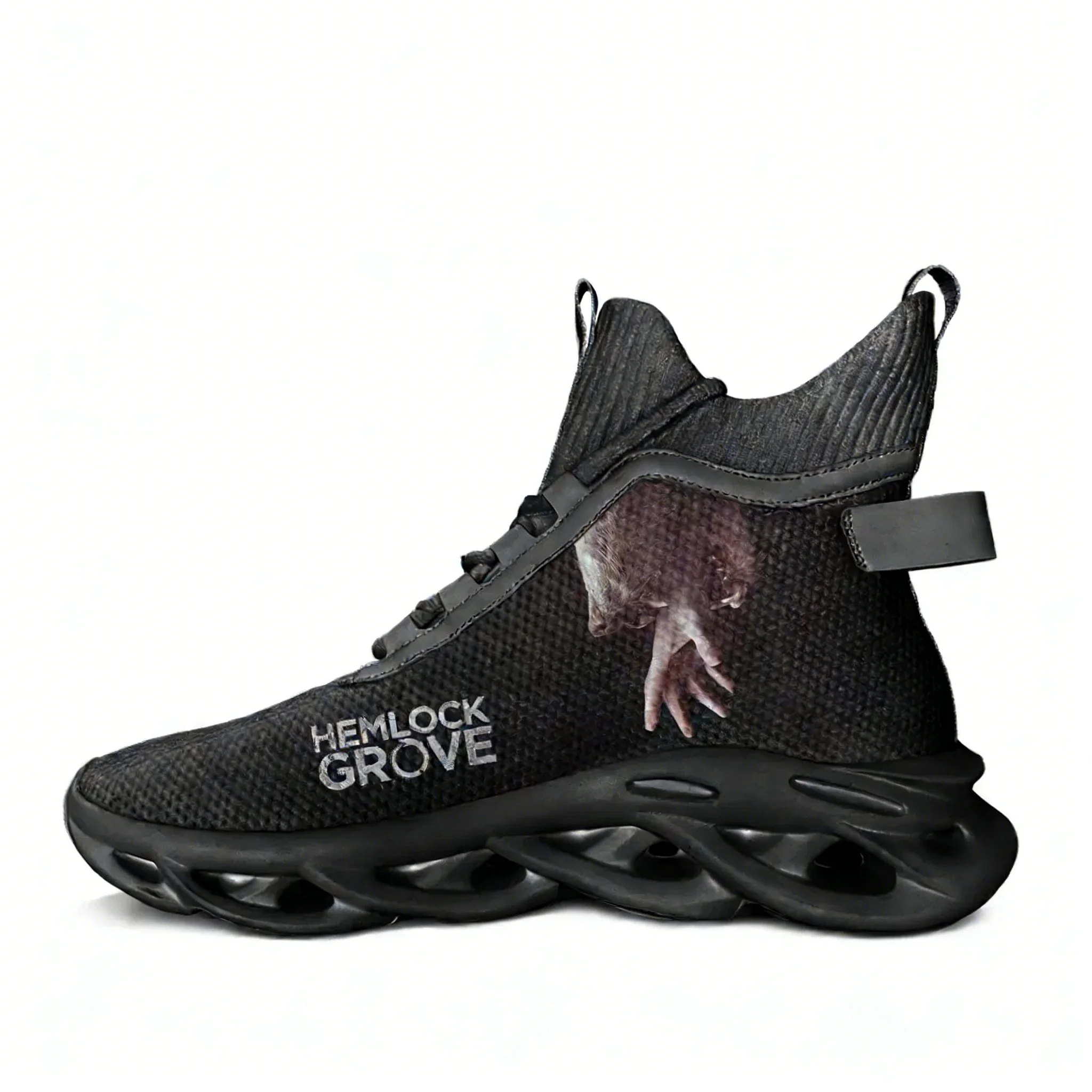 Hemlock Grove-zapatillas deportivas con cordones y malla para hombre y mujer, calzado deportivo informal de alta calidad, zapatos personalizados