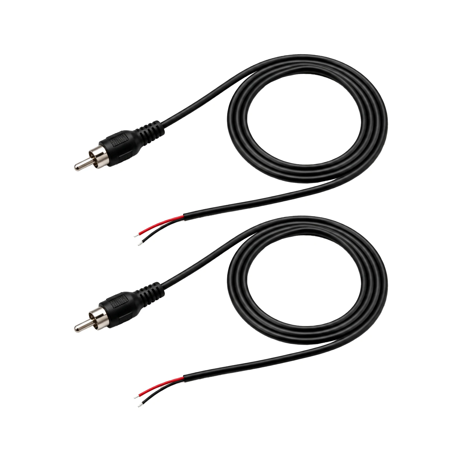 2Pcs RCA Stecker Jack zu Bare Draht Kabel Reparatur Kabel Für CD DVD Player Tuner Verstärker Audio Lautsprecher subwoofer HDTV Kabel 1m – Detail 9