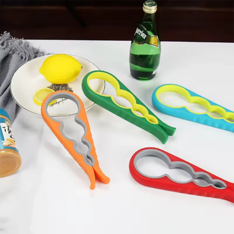 1/2 Multifunctional Cap Opener Four-In-One Cap Opener Can Opener Labor-Saving Cap Opener Kitchen Daily Necessities Bottle Opener