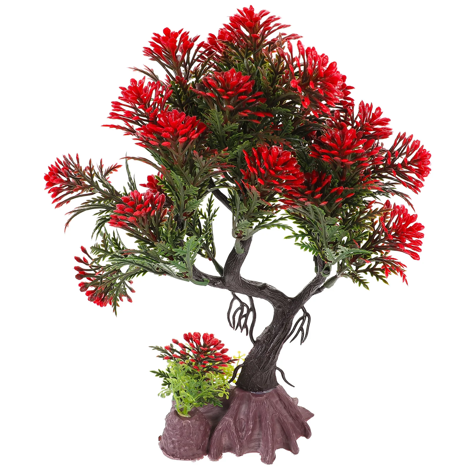 

Water Grass Decoration Fake Small Artificial Tree For Fish Tank Plastic Aquarium Plants Landscaping Supplies Decor