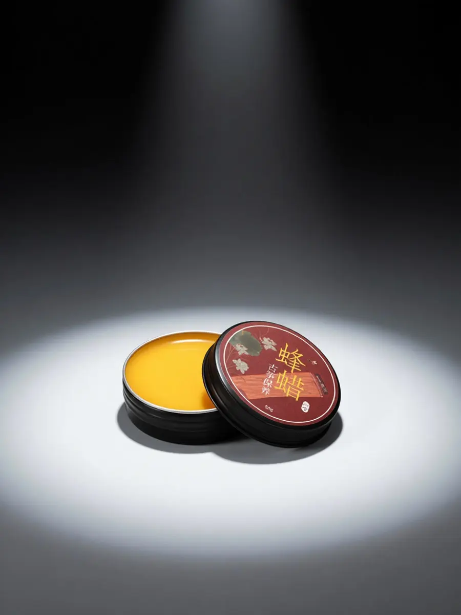 Beeswax Polish Traditional Formula for Guzheng Guqin Guitar Erhu Wood Musical Instruments Protect Maintain