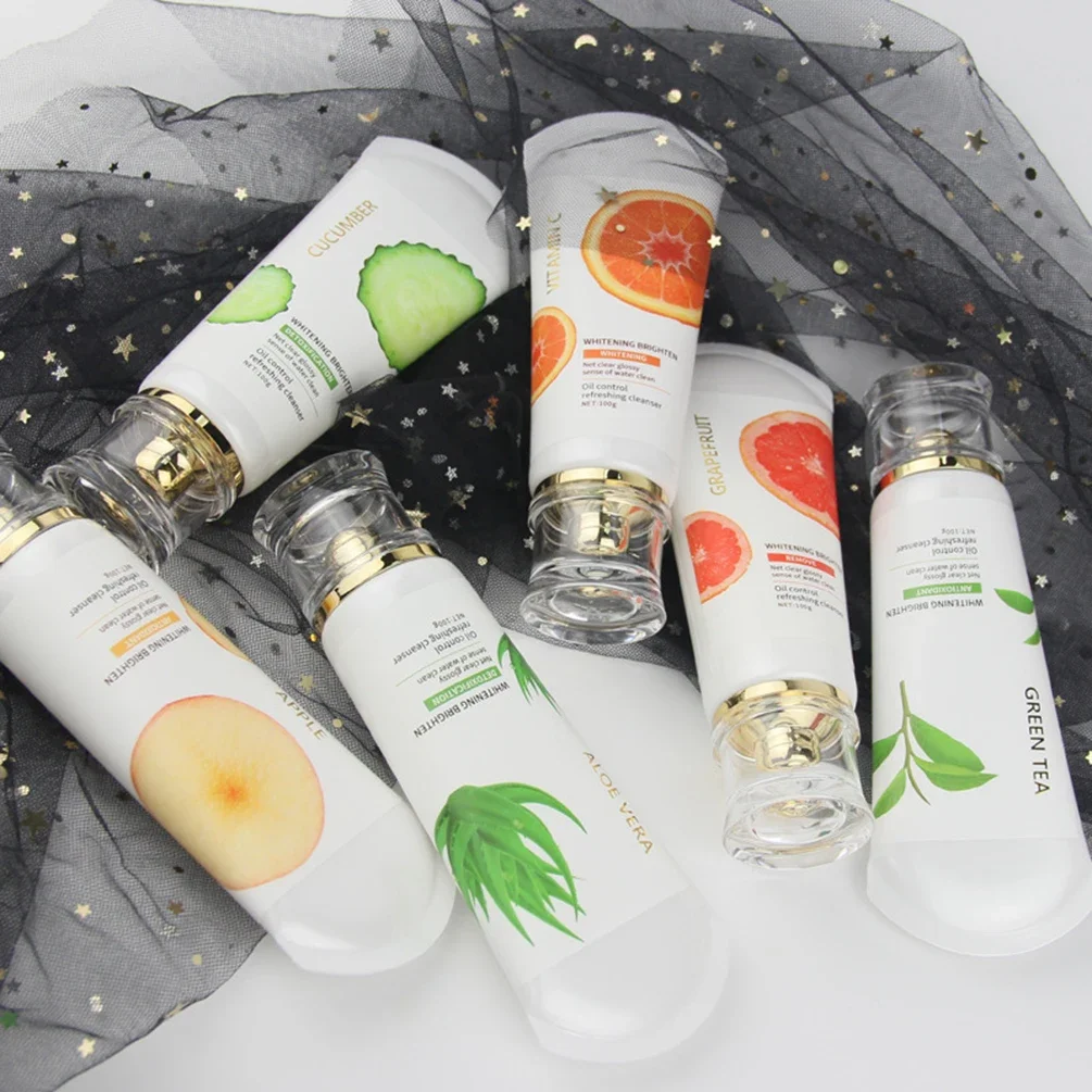 Limpador de aminoácidos de marca própria logotipo personalizado refrescante anti-acne hidratante limpador de bolhas removedor de maquiagem atacado