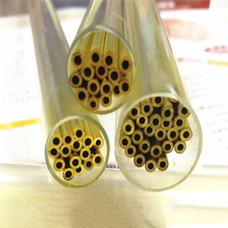 100pcs Brass Tube OD0.3-1.0mm L=400mm Electrical Discharge Piercing Brass Electrode Pipe, Single Hole Drill EDM Tube