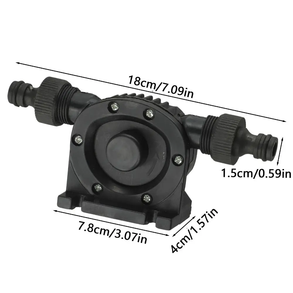 Efficient Water Transfer Electric Drill Drive Pump Self-priming Portable Small Household Pump Durable Multipurpose