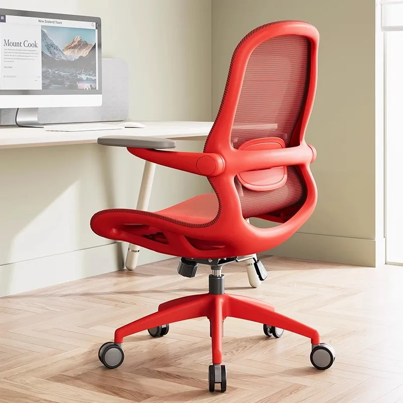 

Designer Comfortable Office Chair Nordic Camping Conference Modern Ergonomic Office Chair Wheels Rotating Silla Gamer Furniture