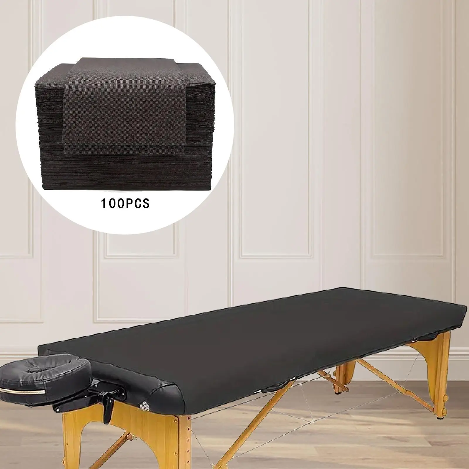 

100Pcs Disposable Salon Bed Sheets Spa Bed Covers for Beauty Hotel Home