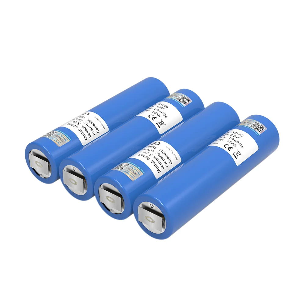 8pcs VariCore 3.2V 33140 15Ah lifepo4 Cells Lithium-iron phospha 16000mAh for 12v 24V ebike e-scooter power tools Battery pack