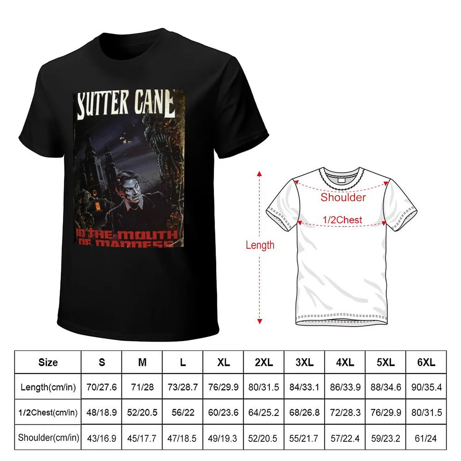 Sutter Cane T-Shirt Retro Graphic Print T-Shirt