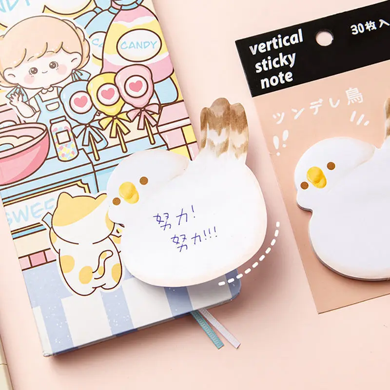 Cute Cartoon Animal  fart Tearable Note Book Posted it Sticky Notes Notepad Memo Pads Children Gifts School Office Supplies