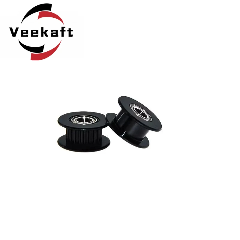 1/2 قطعة 2GT بكرة توقيت المهمل 20 أسنان تتحمل 3/5 مللي متر ، عرض الحزام 6 مللي متر H-نوع بكرة المهمل ، جزء مطبوع ثلاثي الأبعاد #4