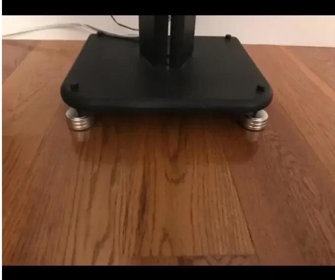 4 Stück 40x20mm Aluminium Stoßdämpfende Isolationsfüße HIFI Lautsprecher Verstärker Plattenspieler DAC Audio Basisständer – Detail 5