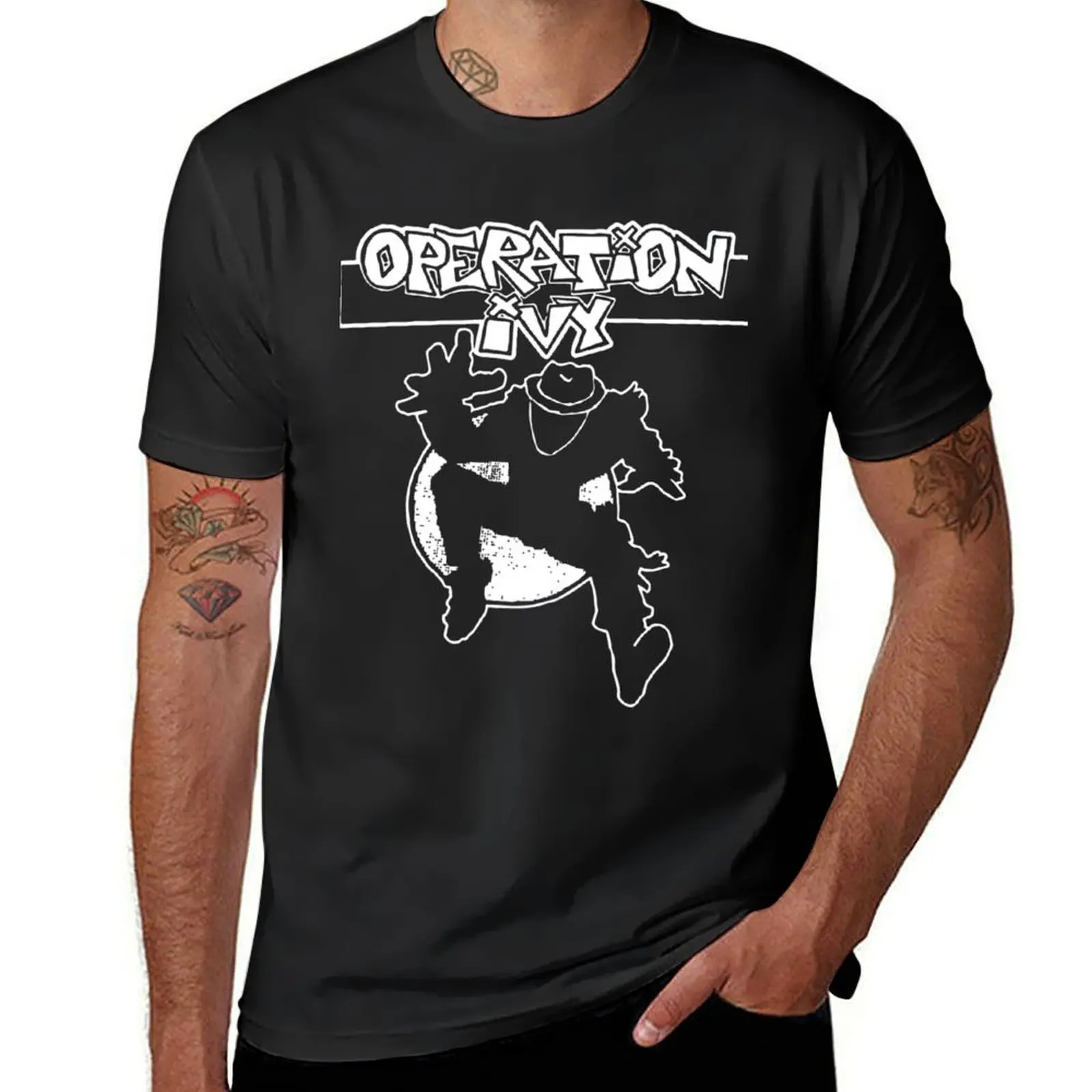

operation ivy logo ska man guy official merch game Classic T-Shirt anime summer clothes korean fashion men clothes