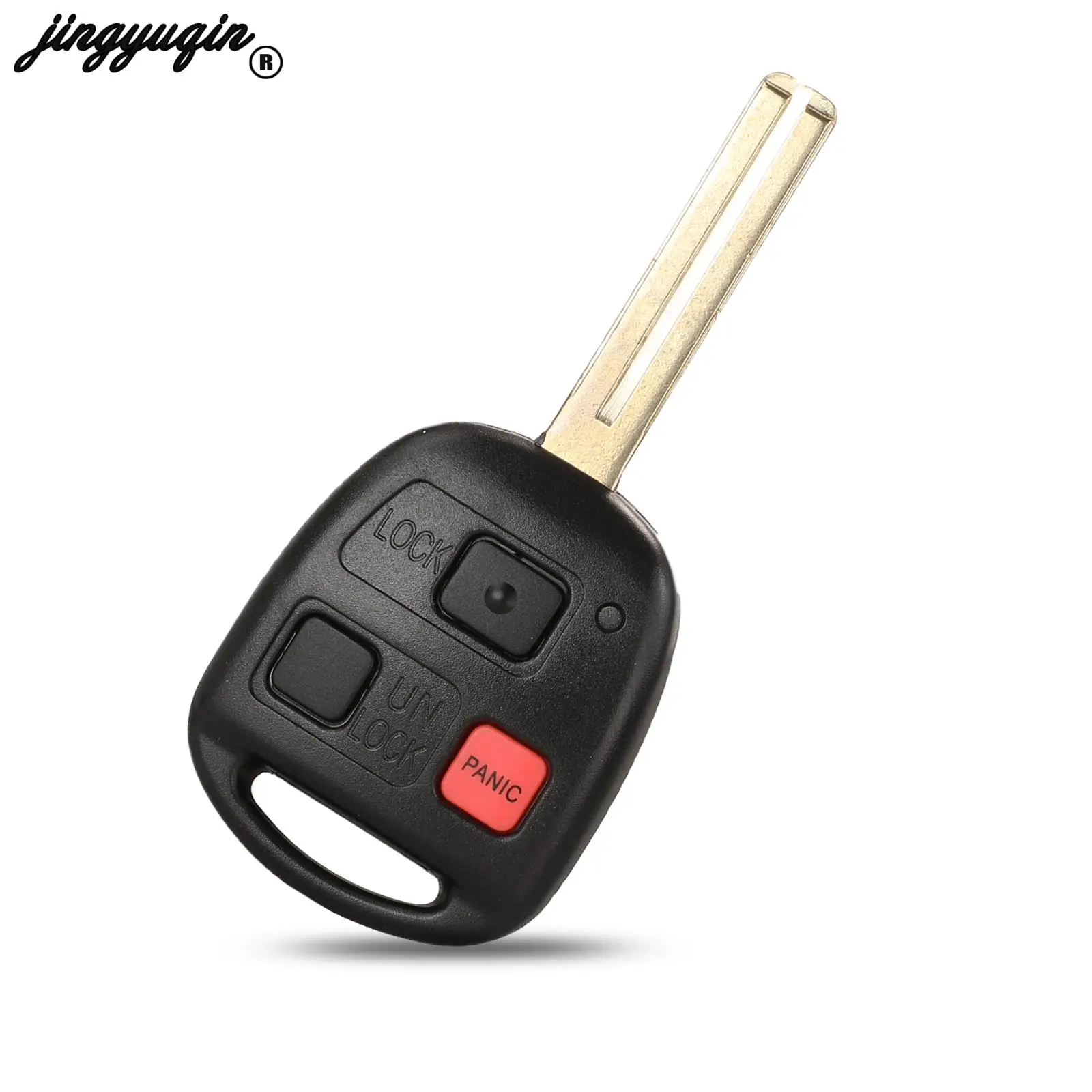 jingyuqin 3 Buttons For Toyota for Lexus GX470 LX470 2003-2008 Remote Car Key 315Mhz ID68 Chip TOY48 Blade HYQ1512V 89070-60801