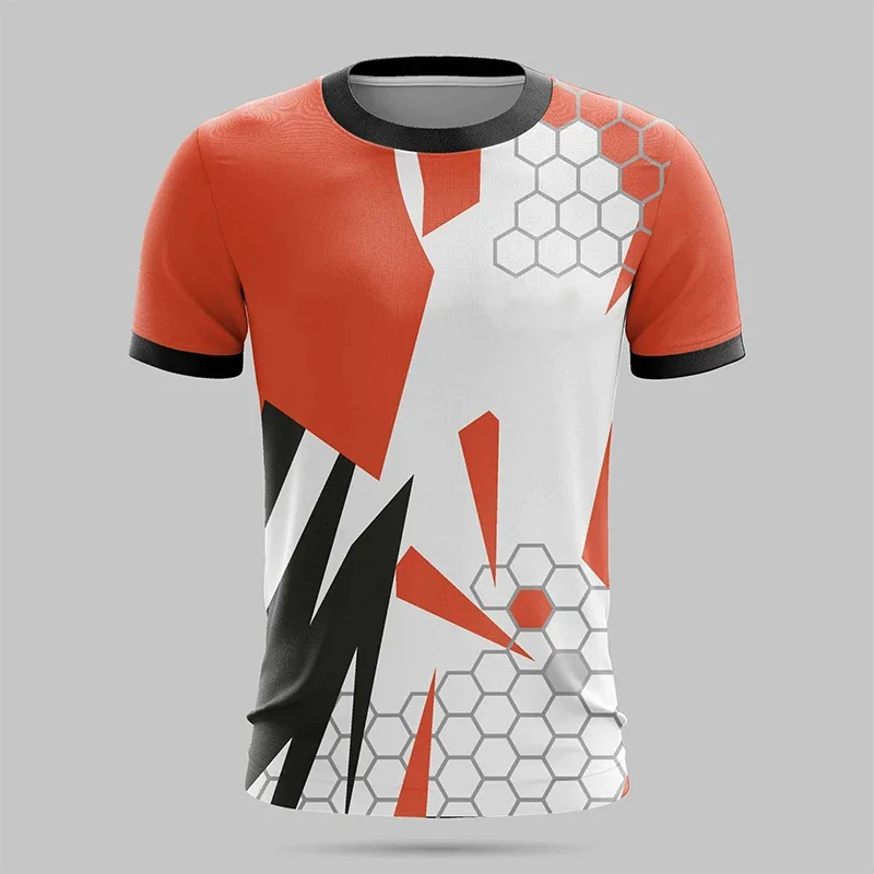 New 3D Printing Hot Sale Tshirts Jersey Outdoor Running Sports Breathable Quick-Drying Fitness Clothes Casual Adult T-Shirt Tees