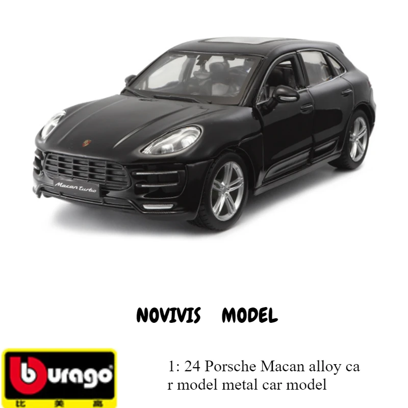 

Bburago 1:24 Porsche Macan Diecast Alloy Metal SUV Model Collectible Gift for Boys Display