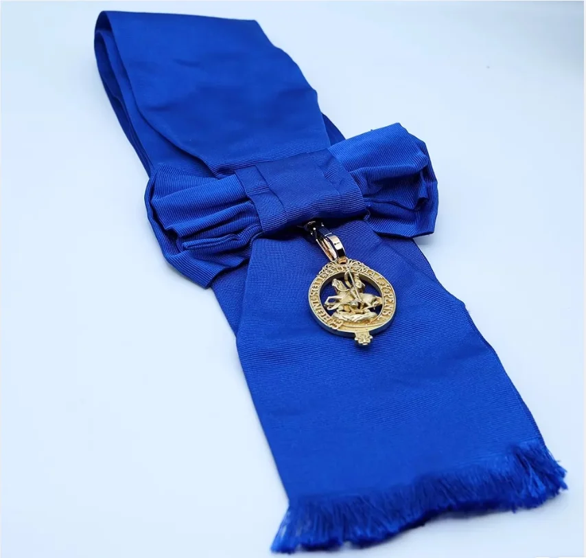 UK Highest-Ranking Order the Lesser George Sash and Badge of the Order of the Garter Royal and Noble Reproduction