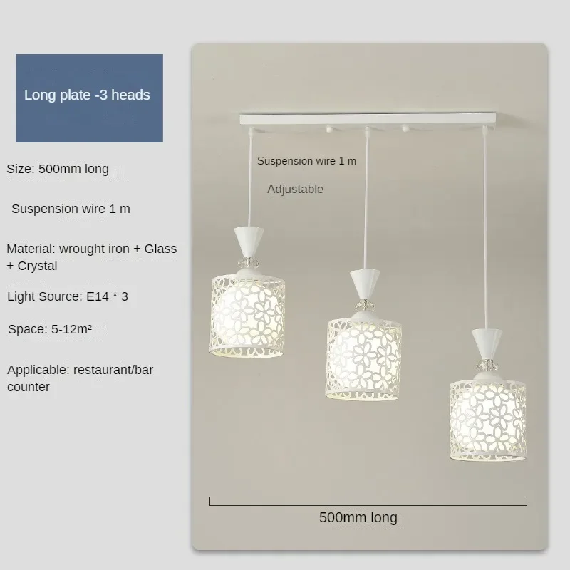 Dining Room Chandelier Simple Modern Creative Cream Wind Lighting Nordic Design Sense Round Table Three Dining Room Bar Lamps