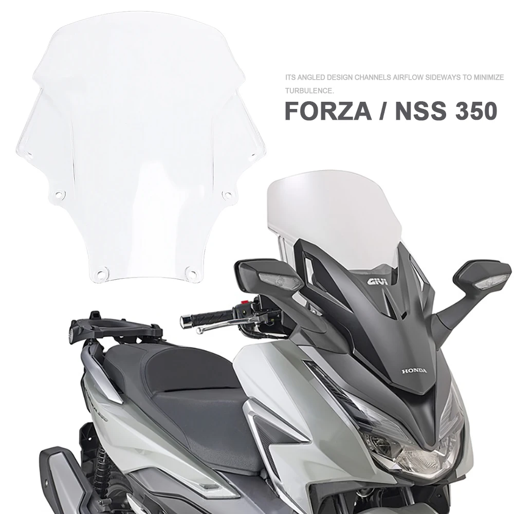 

Windshield Windscreen Air Deflector For Honda Forza NSS 350 Forza350 NSS350 Motorcycle Front Screen Wind Shield Accessories