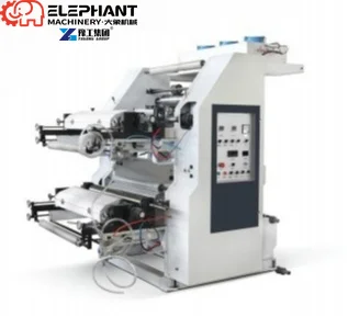 2-5 Colors Flexo Press Sticker Label Sheet Station Flexo Printing Machine With High Speed
