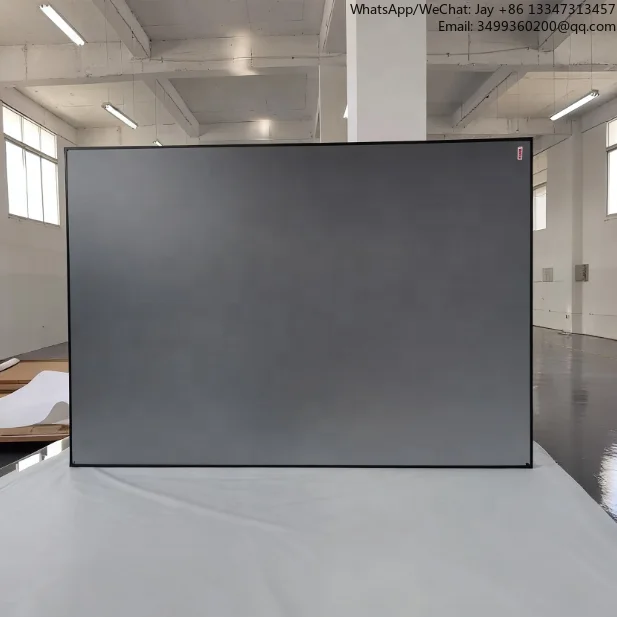 

Three Color Fresnel ALR Screen For C3 Ultra 100 118 Inch 4K Fixed Frame Tri Color Laser Projector Grey Projector Screens