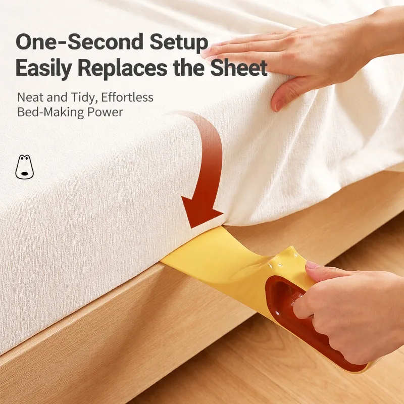 Mattress Lifter Bed Sheet Tucking Tool Labor-saving Bedding Arrangement Gadget for Fitted Sheet Quilt Bed Making Securing Vessel