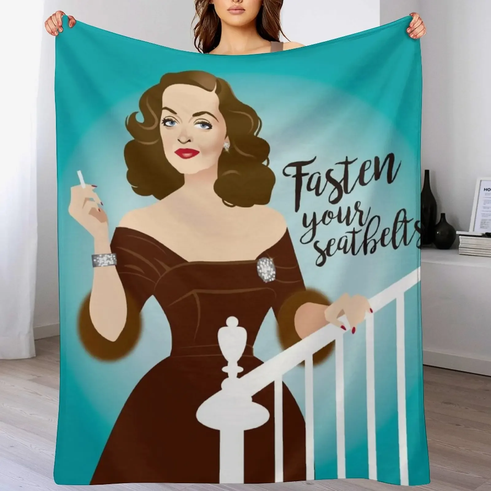 

Fasten your seatbelts Throw Blanket Winter beds Warm Soft Plaid Flannel Blankets