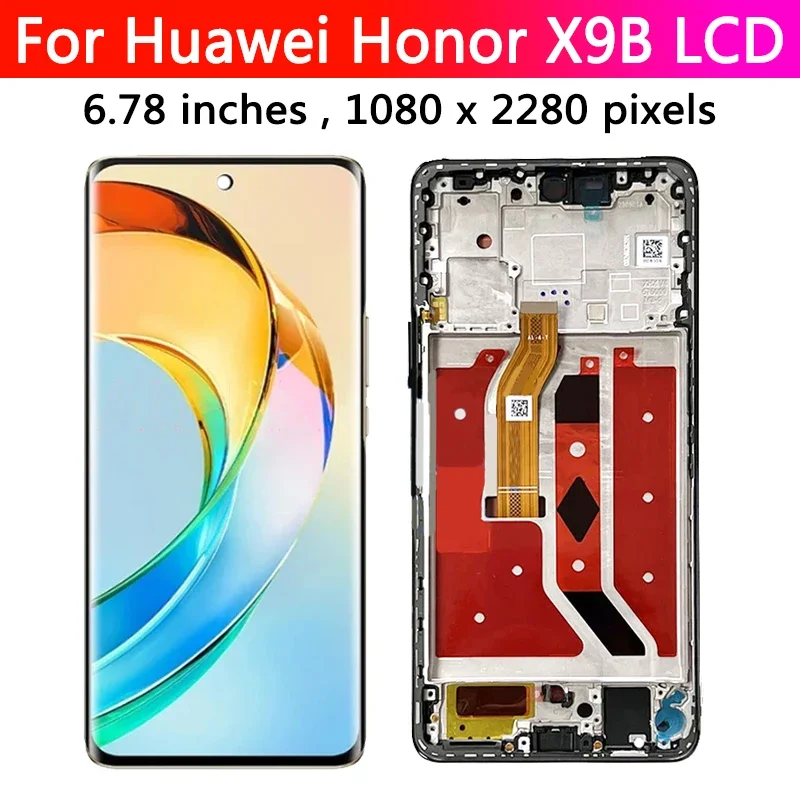 6.78\'\' New AMOLED For Honor X9b ALI-NX1 LCD X50 ALI-AN00 Display Screen Touch Digitizer For Honor Magic 6 Lite	ALI-NX3 LCD