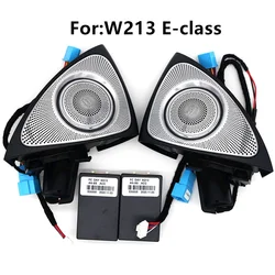 New 64 Colour 3D Rotary Tweeter Speaker For Mercedes Benz W213 E53 E-class 2016-2023 RGB LED Ambient Light Car 4D Horn Retrofit