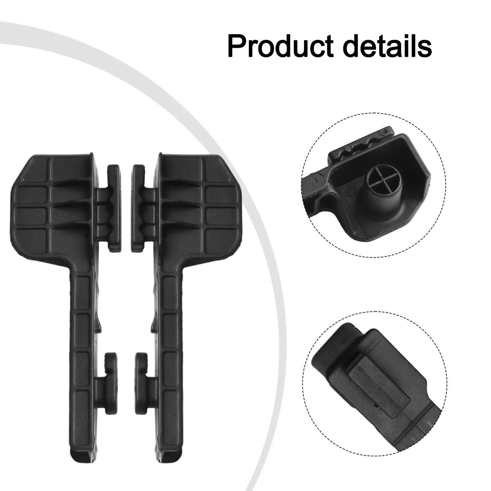 

Air Deflector LR137034 For Automotive Aerodynamics High Performance Made Of Plastic Set Of 2 Pieces Wind Resistance