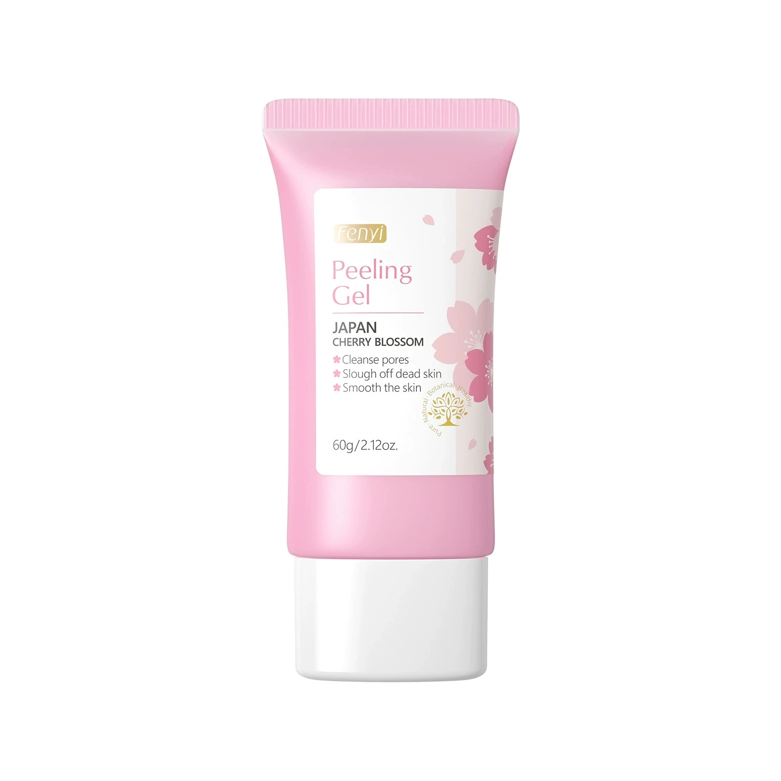 Sakura Peeling Gel Gesichts-Peeling Reinigt Poren Feuchtigkeitsspendend Öl-Kontrolle 60g