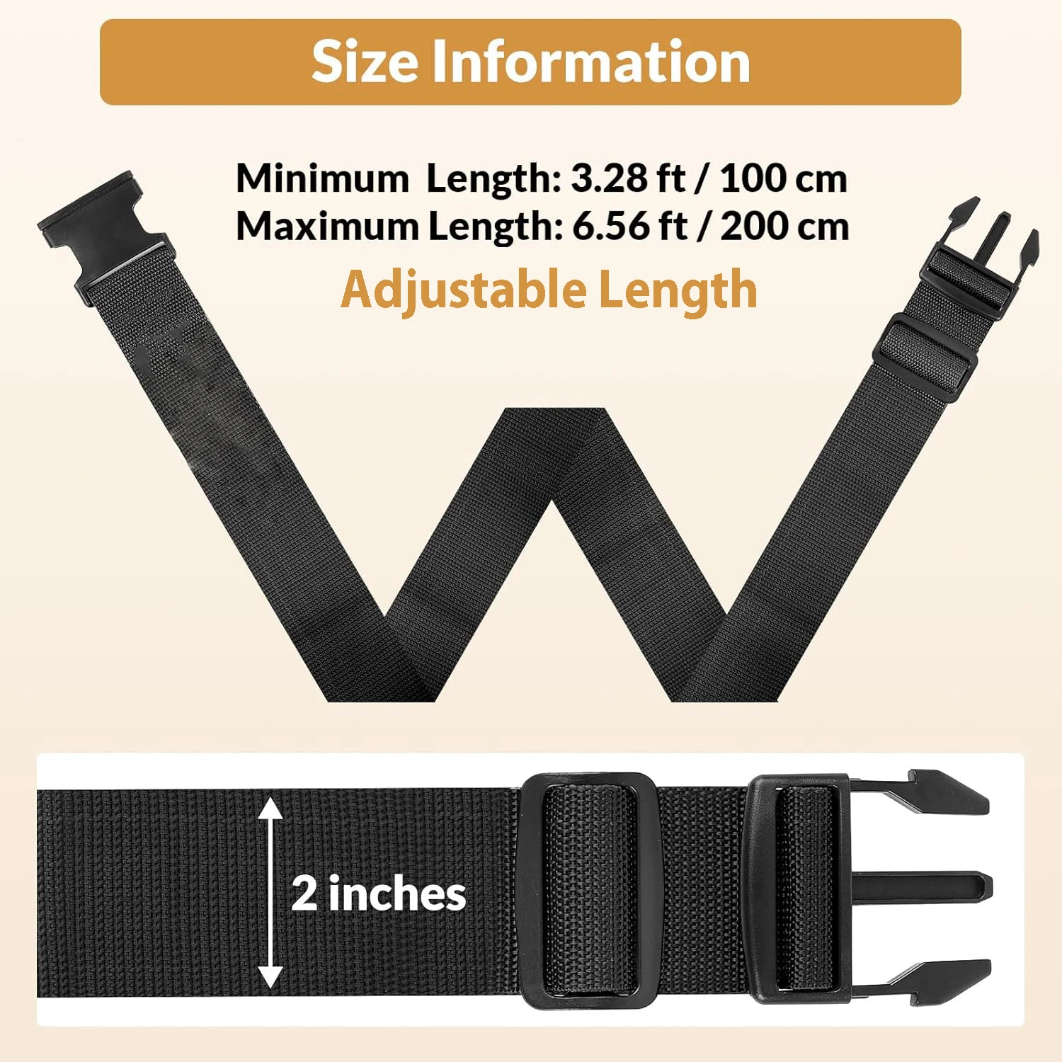 1 Piece Adjustable Luggage Strap for Suitcases Bundling Packing Belt Suitcase Easily Identified Travel Belts Bag Accessories