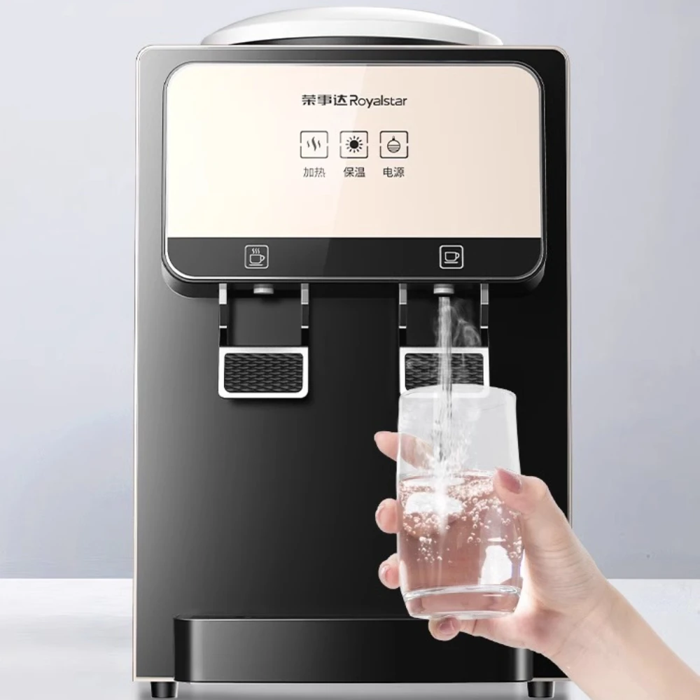 Desktop-Wasserspender für den Haushalt, kleines Desktop-System für den heißen und kalten Gebrauch, Wasserspender für Flaschenwasser, Kochmaschine