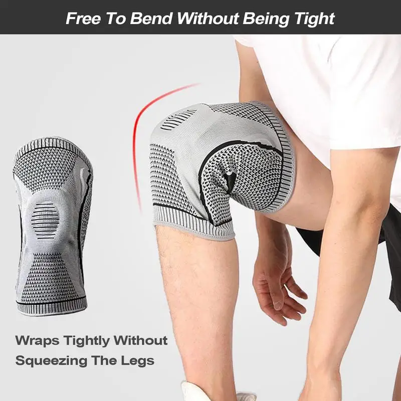 

Knee Sleeves Knee Braces Compression Sleeves Anti Collision Leg Support Protector For Workout Jogging Gym Running Weightlifting