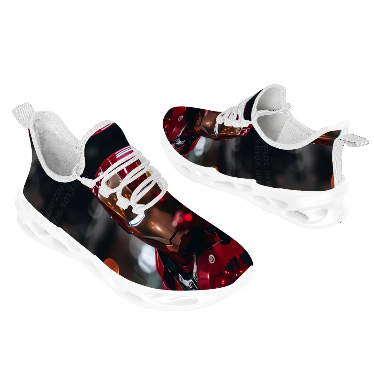 

Custom Iron Man Marvel Sports Shoes Lightweight Plus Size Sports Leisure Running Shoes Anti Slip Summer Sneakers Man Women