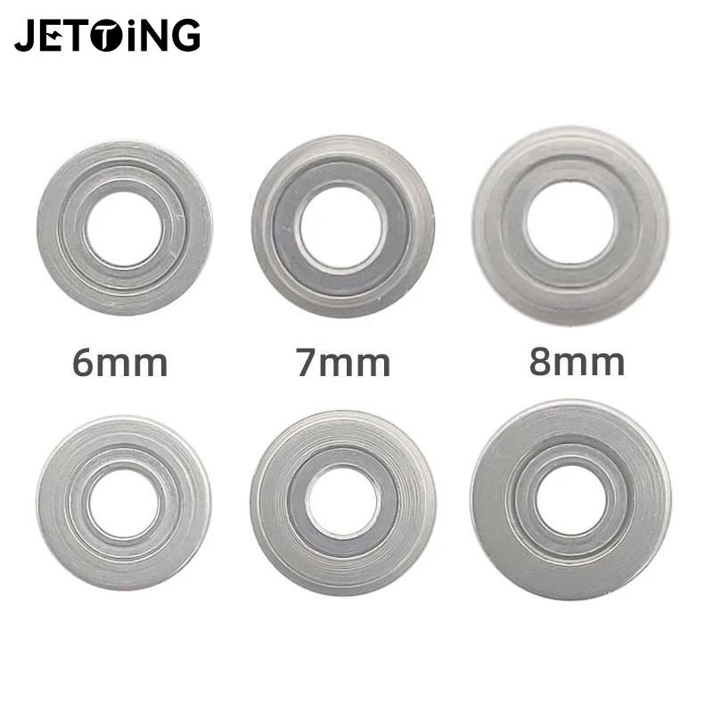 6pcs/set Bearing Steel Gear Shim For 6-8mm Gearbox Airsoft Paintball Accessories 6mm/7mm/8mm Bearings Metal Shielded Gasket
