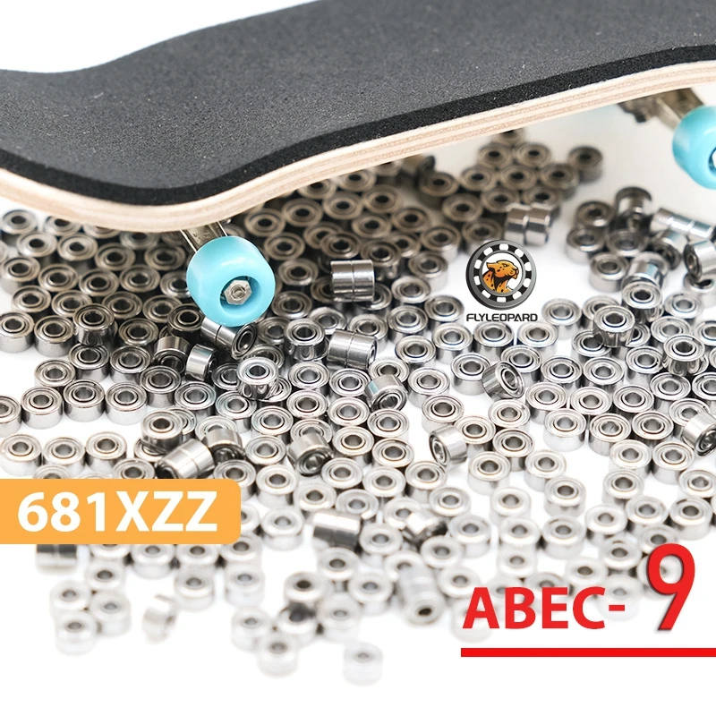 

681XZZ Bearing ABEC-9 10PCS 1.5*4*2 mm Miniature 681X ZZ Bearings for Fingerboard Truck Toy