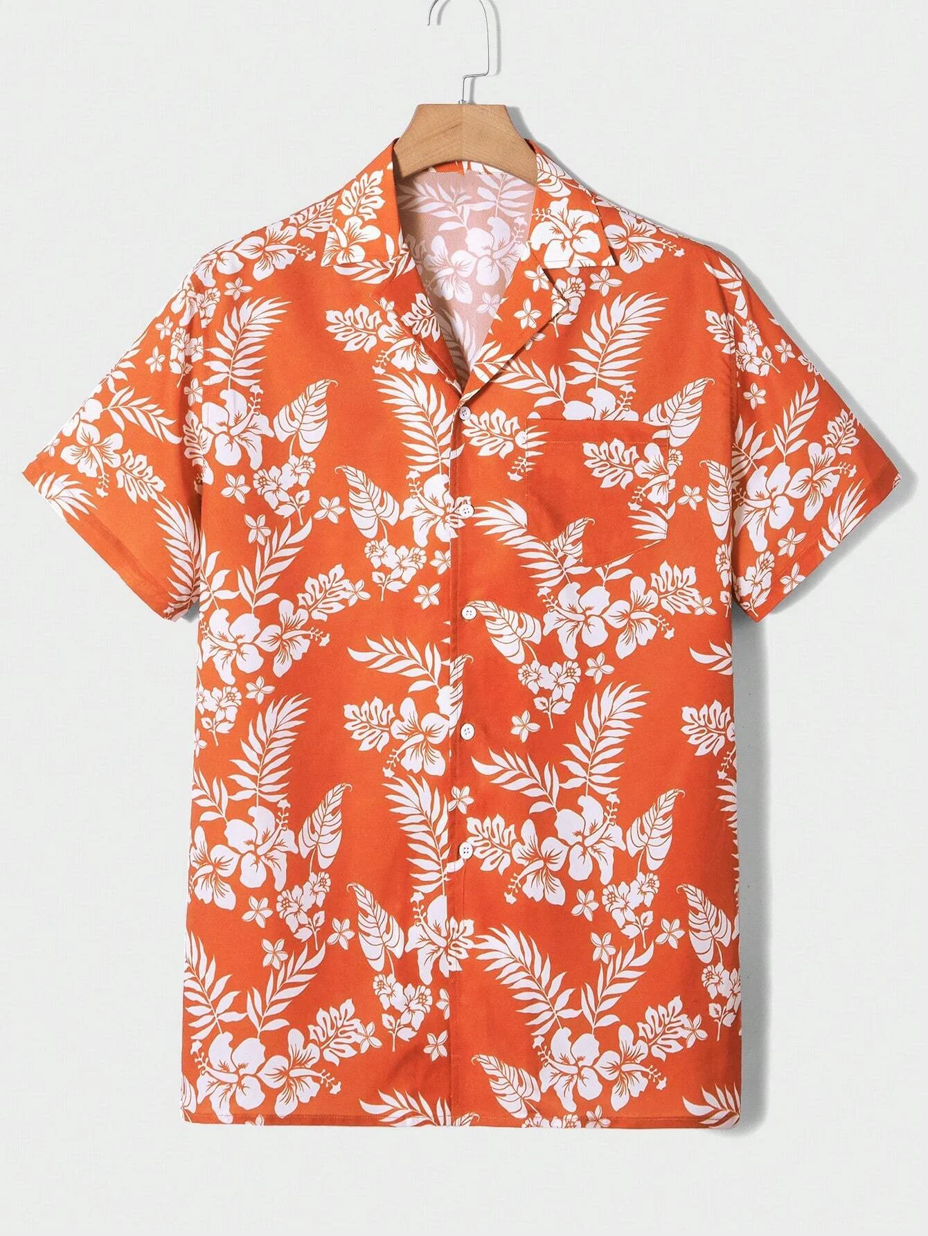 Camisa hawaiana de manga corta con solapa y estampado tropical 3D para hombre, ropa informal de uso diario, talla grande, XS-5XL, novedad de verano