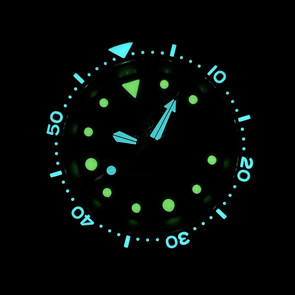 STEELDIVE Men Diver Watch 47.5mm Bronze Tuna Automatic Mechanical Wristwatch Military 30ATM Waterproof Luminous Sapphire NH35