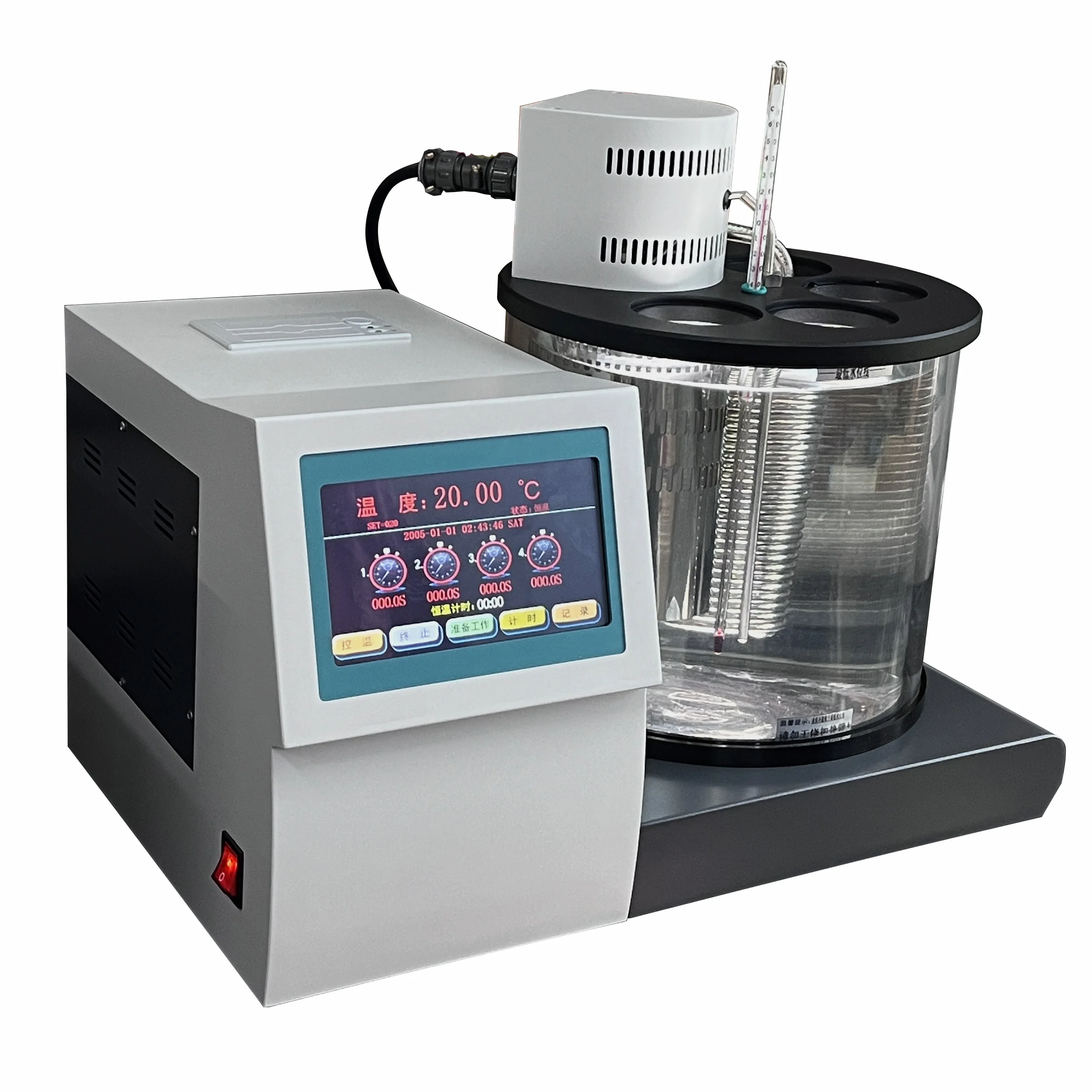 PUSH Electrical Astm D445 Oil Kinematic Viscosity Testing Apparatus Kinematic Viscometer Tester of Petroleum Products
