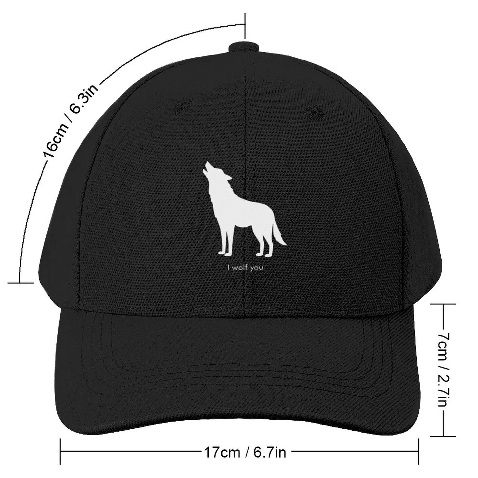 I wolf you Baseball Cap Military Cap Man Military Tactical Caps black Brand Man Caps Women Hats Men'S