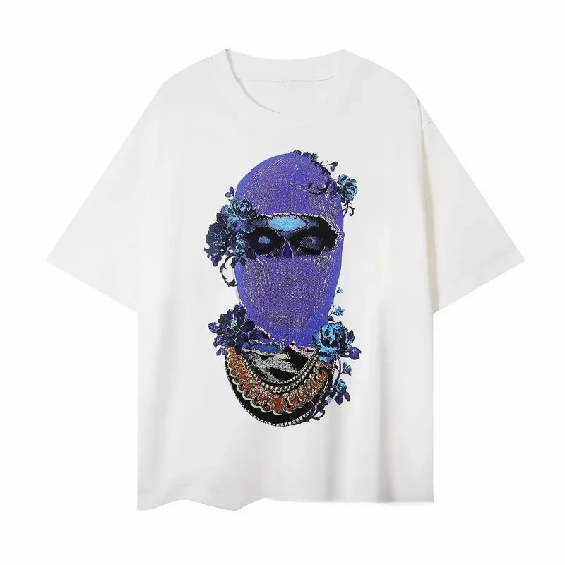 Summer 2026 Ih Nom Uh Nit Mens Graphic Cotton T Shirts Pearl High-end Luxury Unisex Style Both of Men and Women
