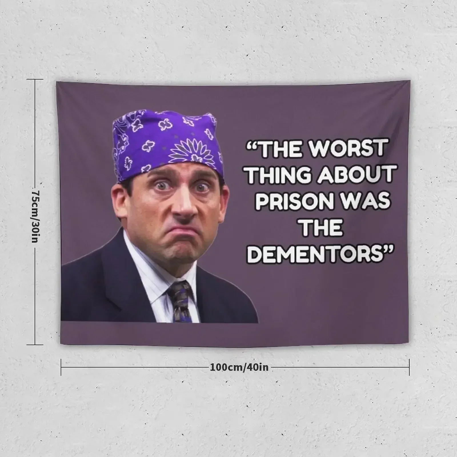 Prison Mike - Dementors T-Shirt Tapestry Room Decor For Girls Wall Hangings Decoration Tapestry