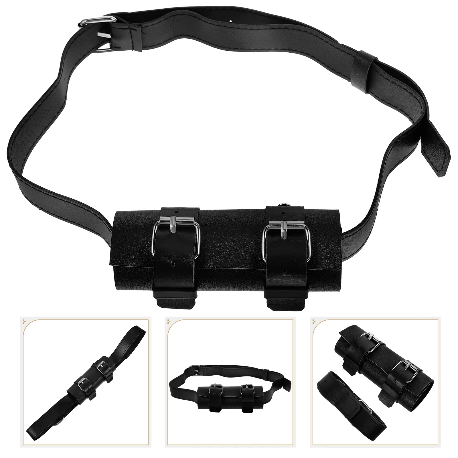 

Stylish Pu Sword Belt Holder Adjustable Storage Carrier Belt For Various Sword Types Easy Install Gift Idea