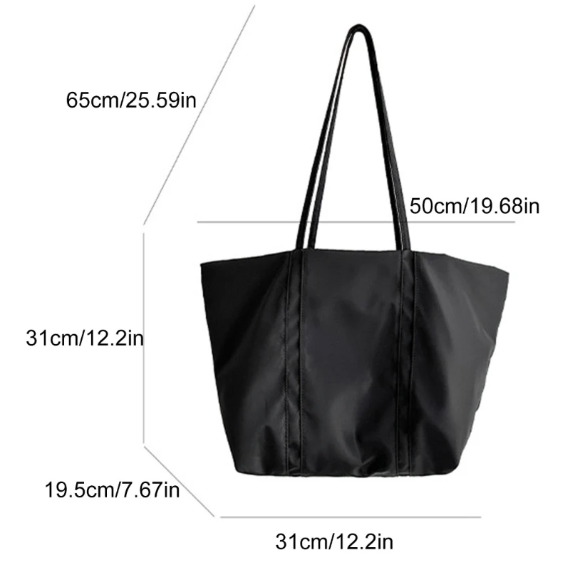 Women Bag Large Capacity Shoulder Bag Student Schoolbag Nylon Handbag for Travel