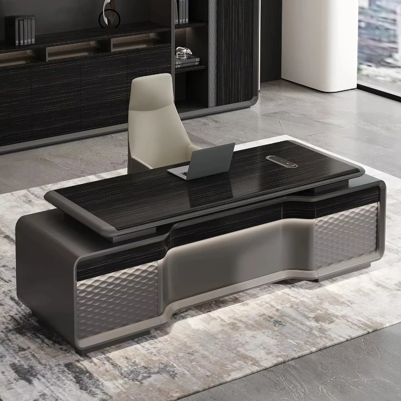 senior sense manager desk office desk simple modern light luxury high-end