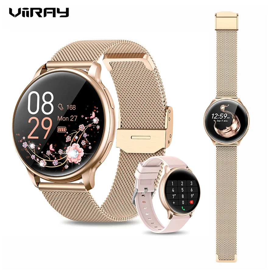 

HD Feminine Smart Watch 1.20' Menstrual Cycle Tracker Heart Rate Sleep Monitor IP67 Waterproof Fitness Watch for Women